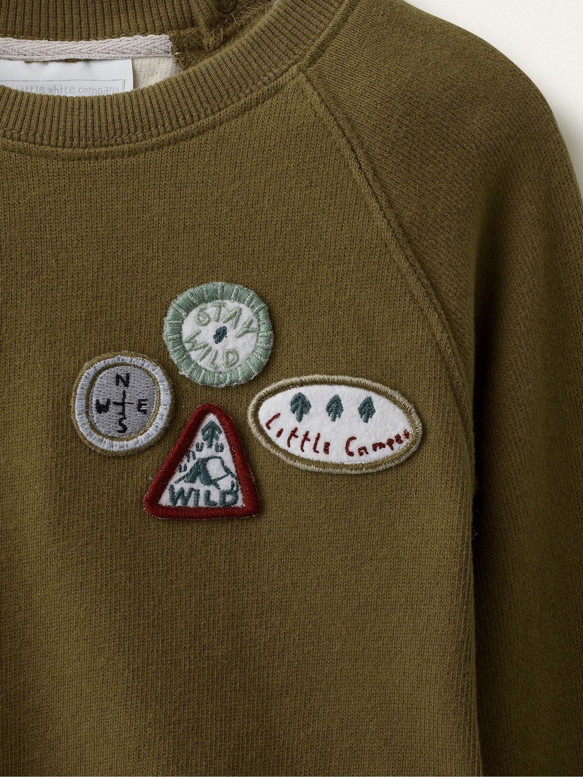 Dsiney Kidz - The White Company Green Blend Highland Sweatshirt & Jogger Set image 4
