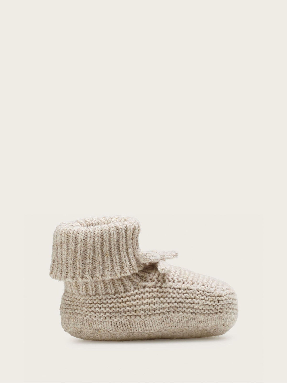 Dsiney Kidz - The White Company Grey Blend Bow Knitted Booties Boots image 1