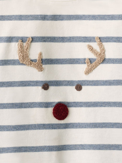 The White Company Blue Jingles Stripe Balloon Leg Pyjamas - image 4