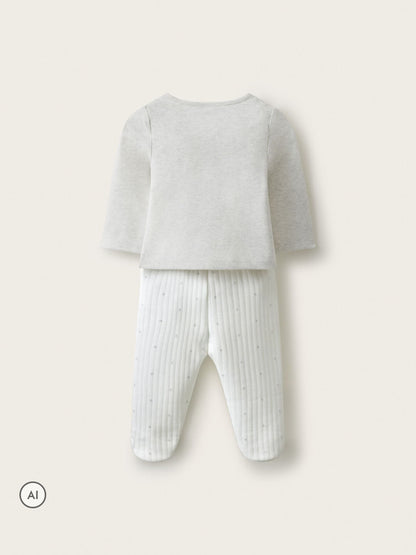 The White Company Grey Snowy Penguin First Christmas Pyjamas - image 2