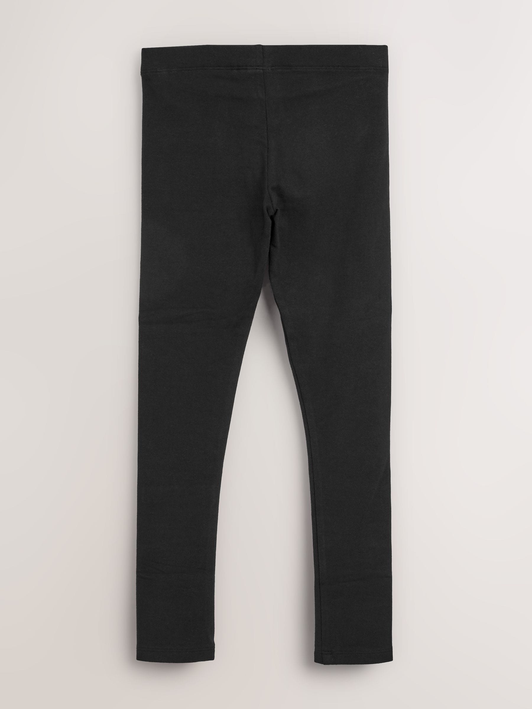 Black Long Length Leggings (3-16yrs) image 2