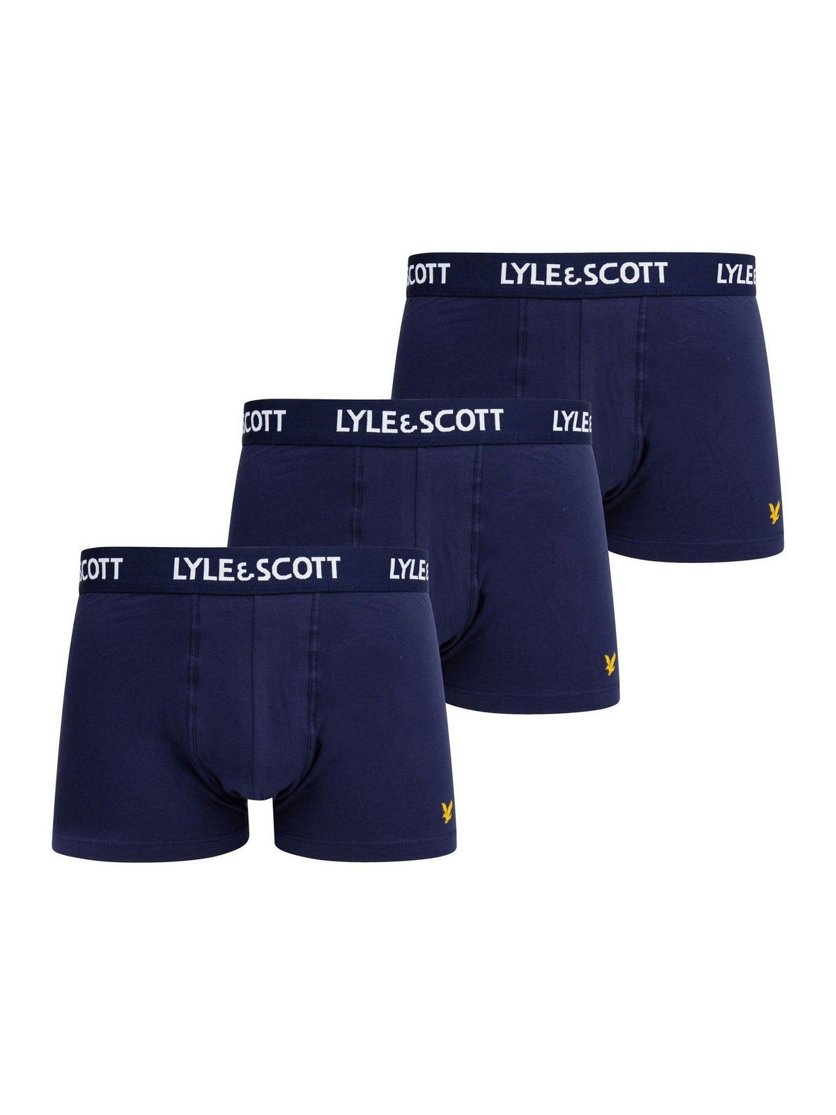 Dsiney Kidz - Lyle & Scott Blue Underwear Boxer Trunks 3 Pack image 1