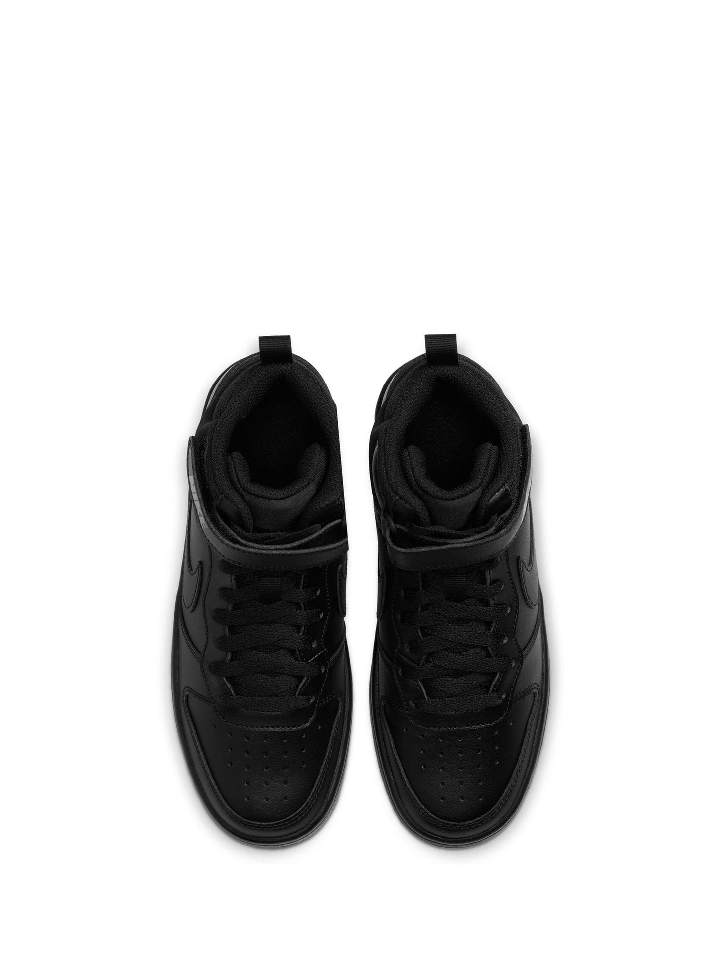 Nike Black Youth Court Borough Mid Trainers image 4