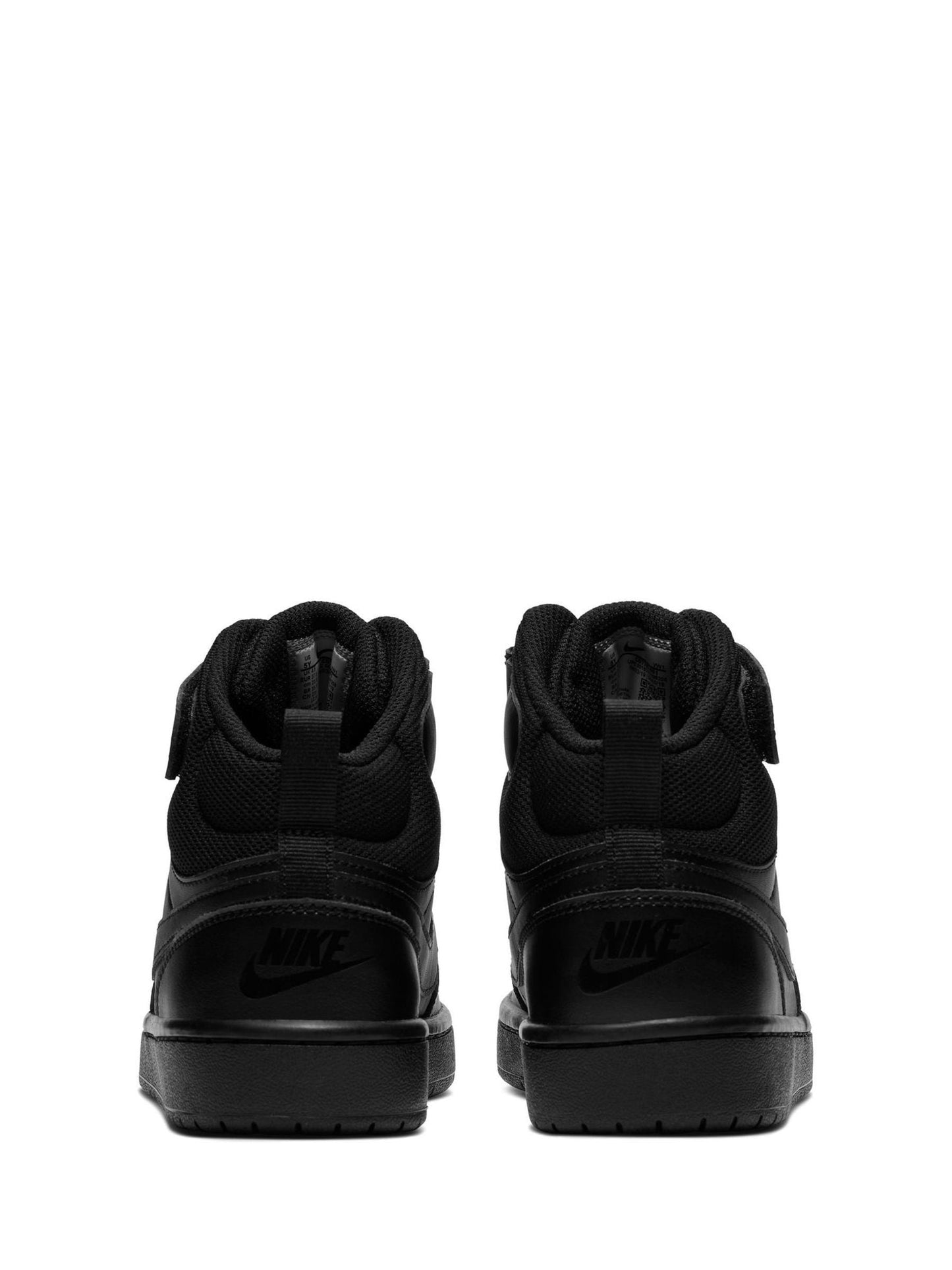 Nike Black Youth Court Borough Mid Trainers image 5