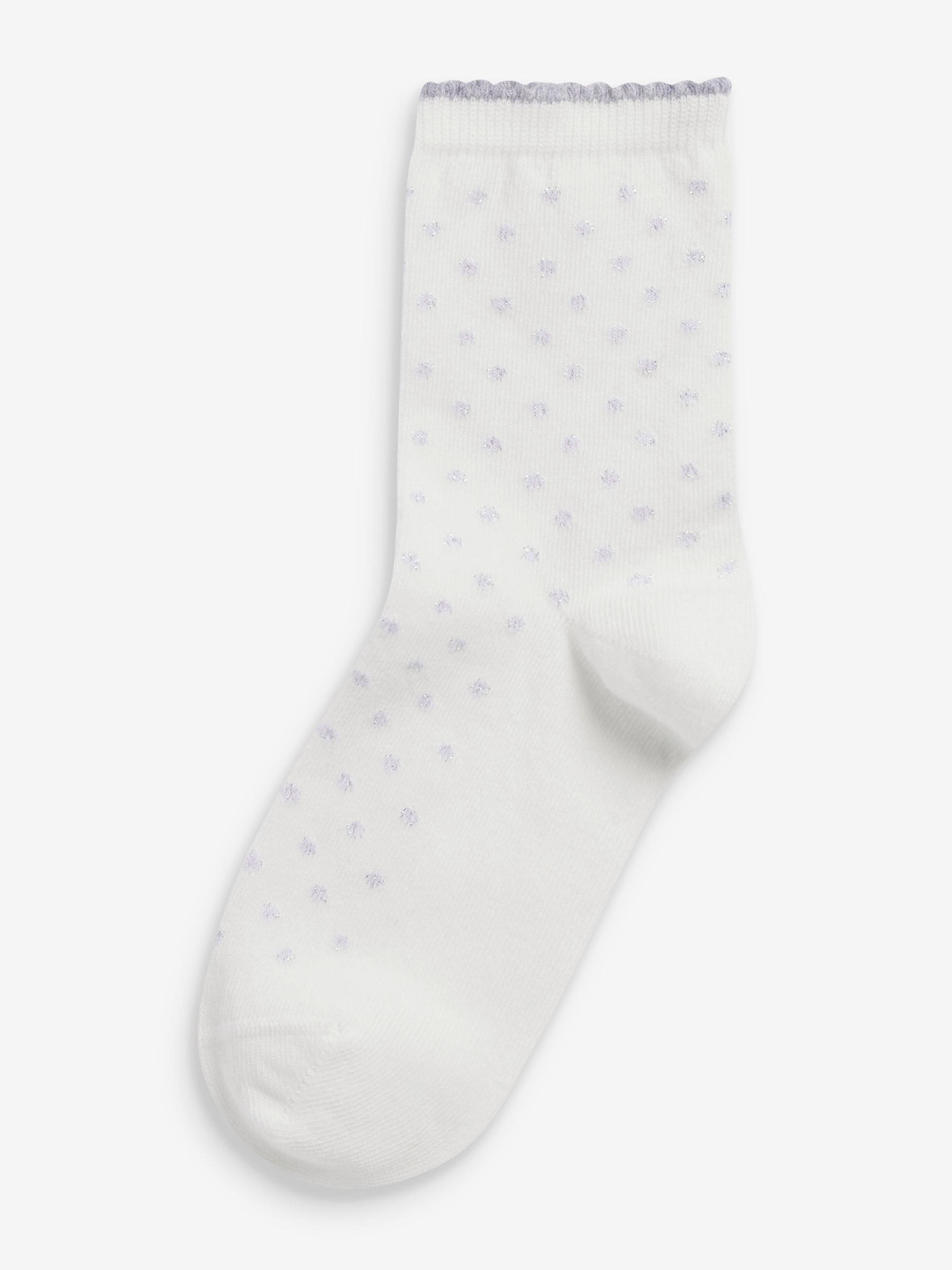 Pink 7 Pack Cotton Rich Pretty Ankle Socks image 6