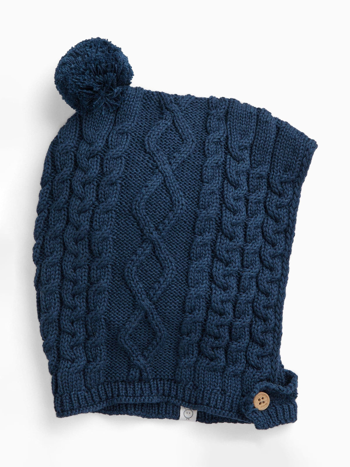 MORI Blue Supersoft Knitted Bonnet Hat - image 1