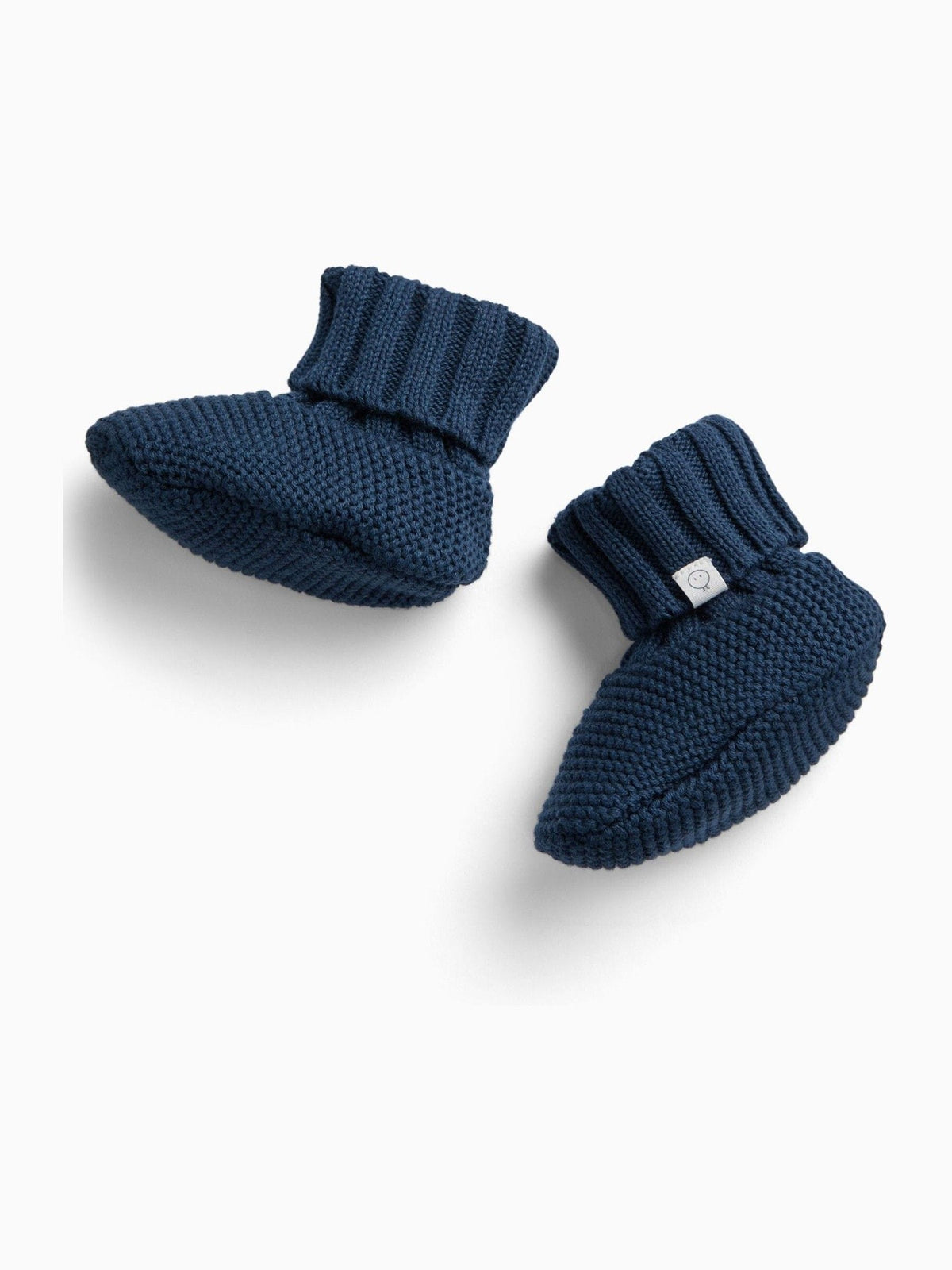 MORI Blue Supersoft Knitted Bootie Socks - image 1