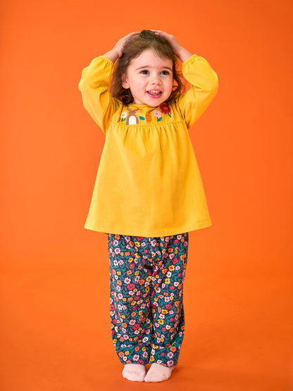 Dsiney Kidz - Frugi Yellow Mairi Outfit Top image 2