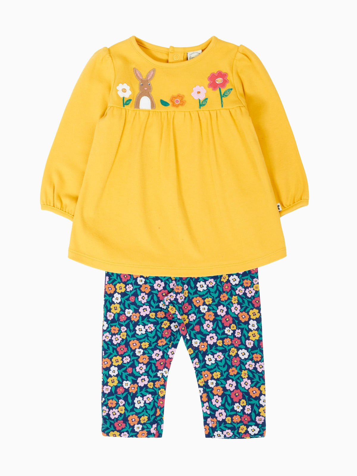 Dsiney Kidz - Frugi Yellow Mairi Outfit Top image 3