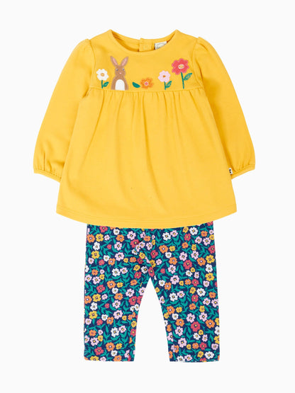 Dsiney Kidz - Frugi Yellow Mairi Outfit Top image 3