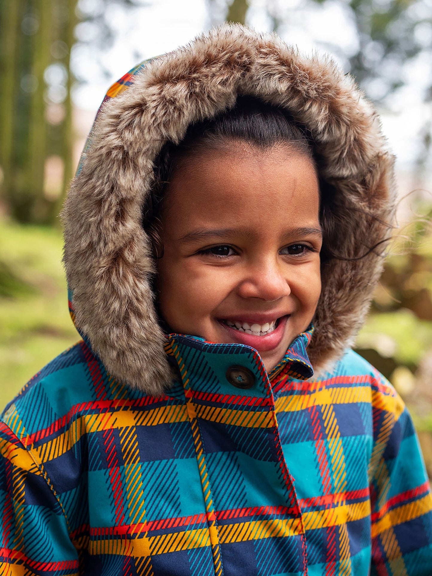 Dsiney Kidz - Frugi Blue Waterproof Penhale Parka image 3