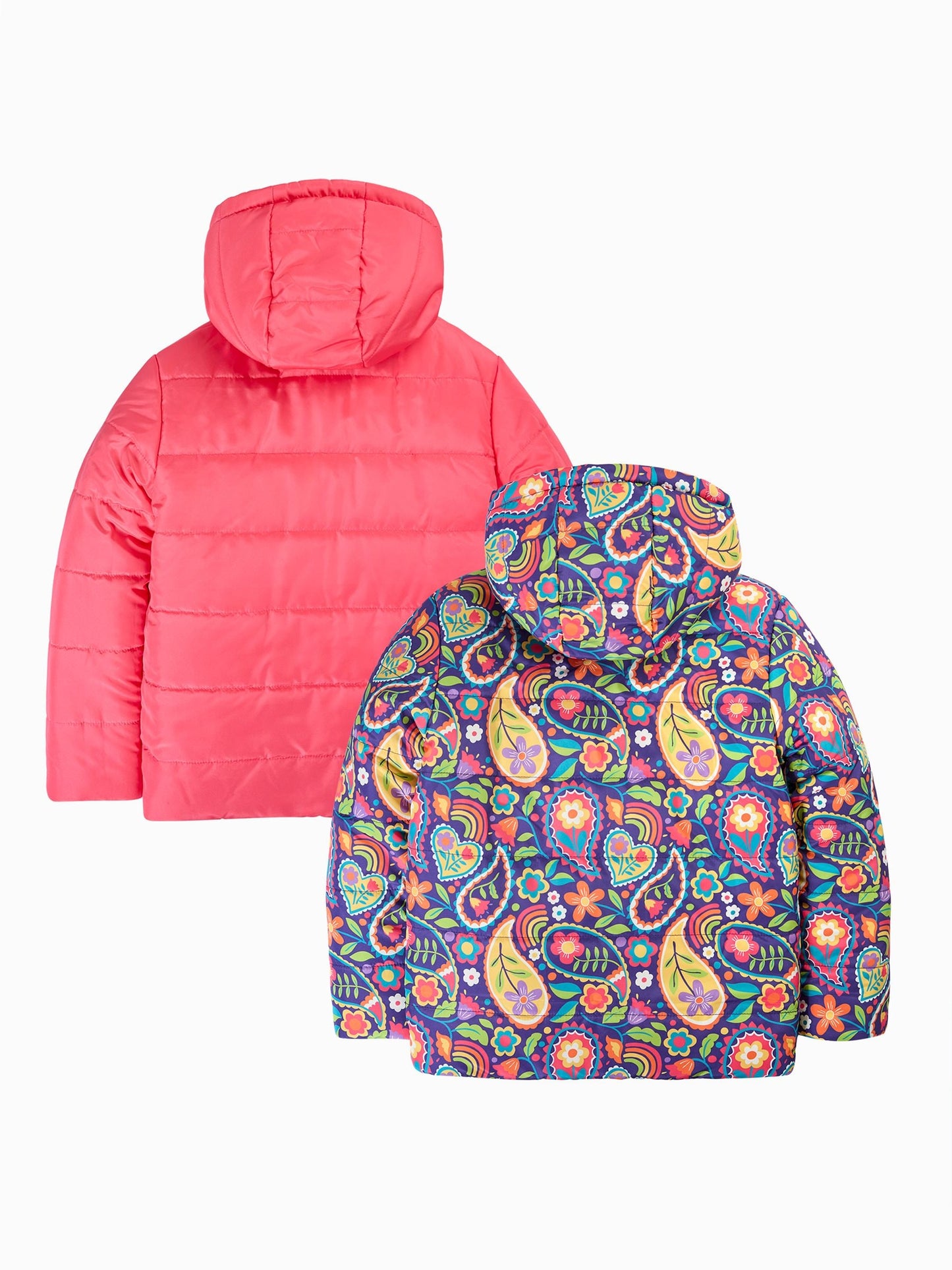 Dsiney Kidz - Frugi Purple Reversible Toasty Trail Jacket image 3