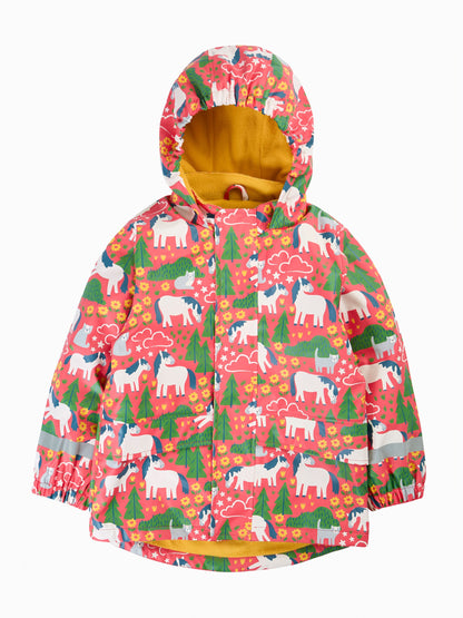 Dsiney Kidz - Frugi Pink Waterproof Printed Puddle Buster Coat image 1