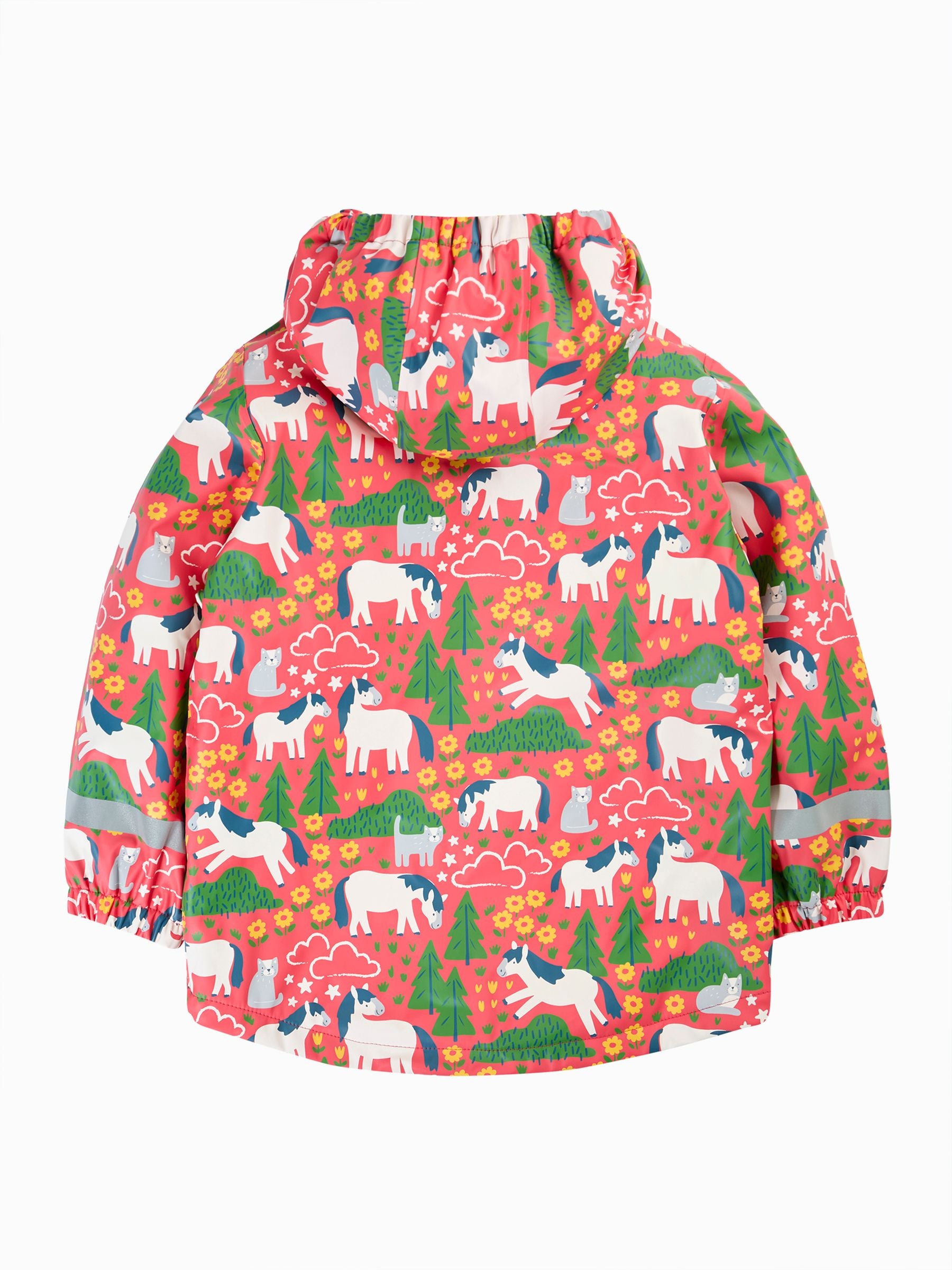 Dsiney Kidz - Frugi Pink Waterproof Printed Puddle Buster Coat image 3