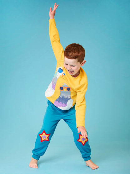 Dsiney Kidz - Frugi Yellow Ebb Applique Top image 2