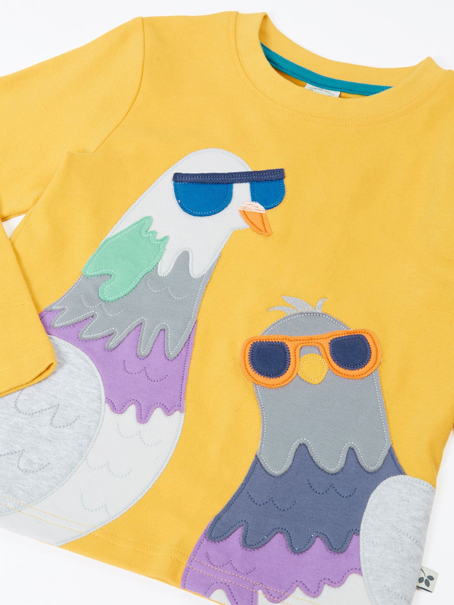 Dsiney Kidz - Frugi Yellow Ebb Applique Top image 4