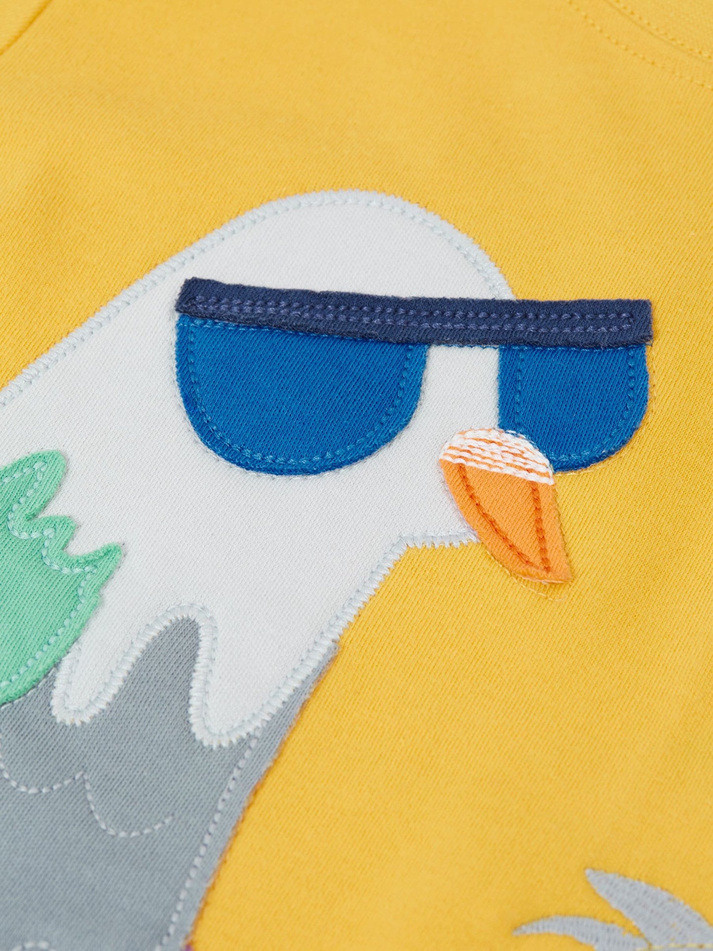 Dsiney Kidz - Frugi Yellow Ebb Applique Top image 5
