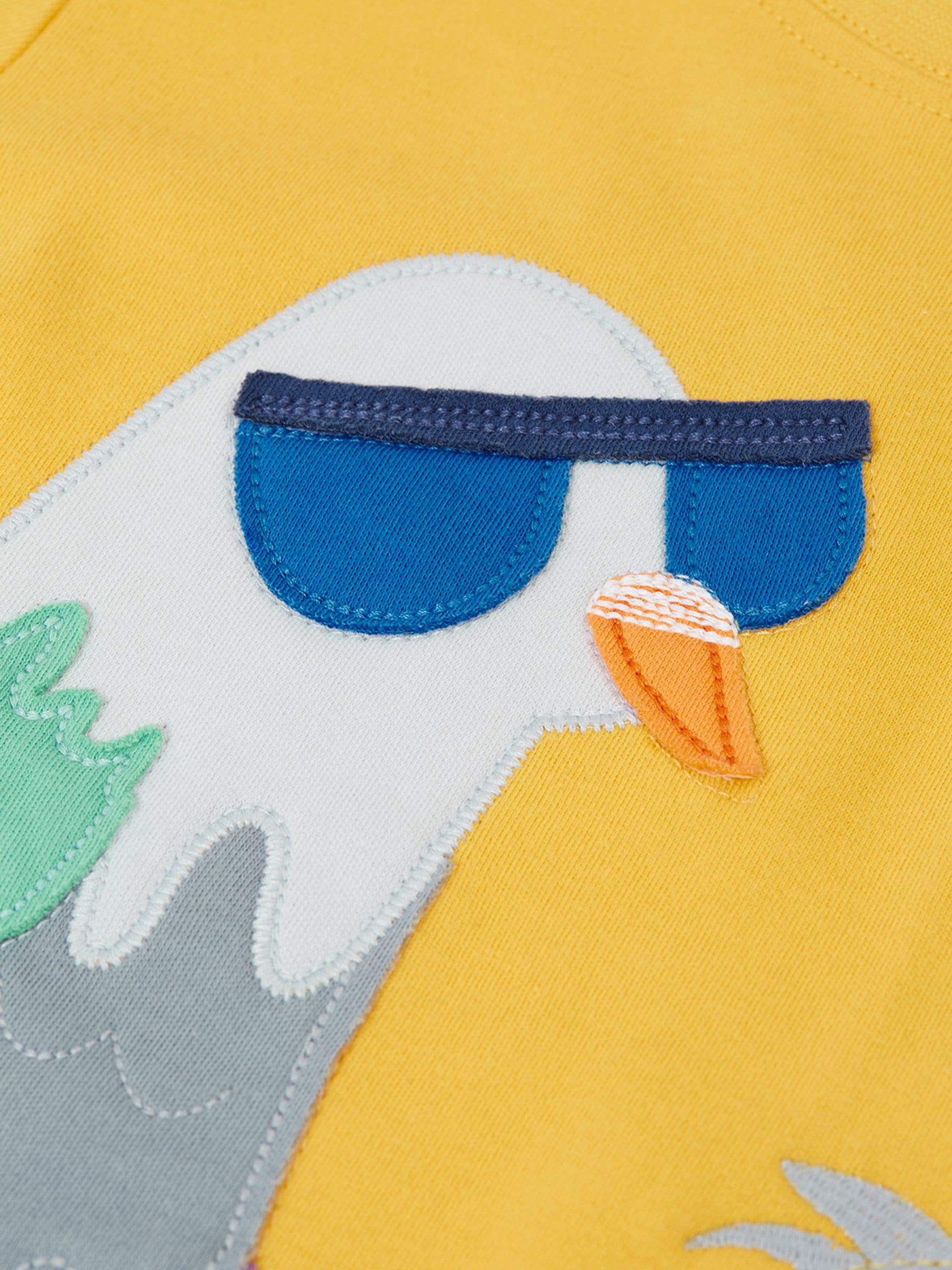 Dsiney Kidz - Frugi Yellow Ebb Applique Top image 5