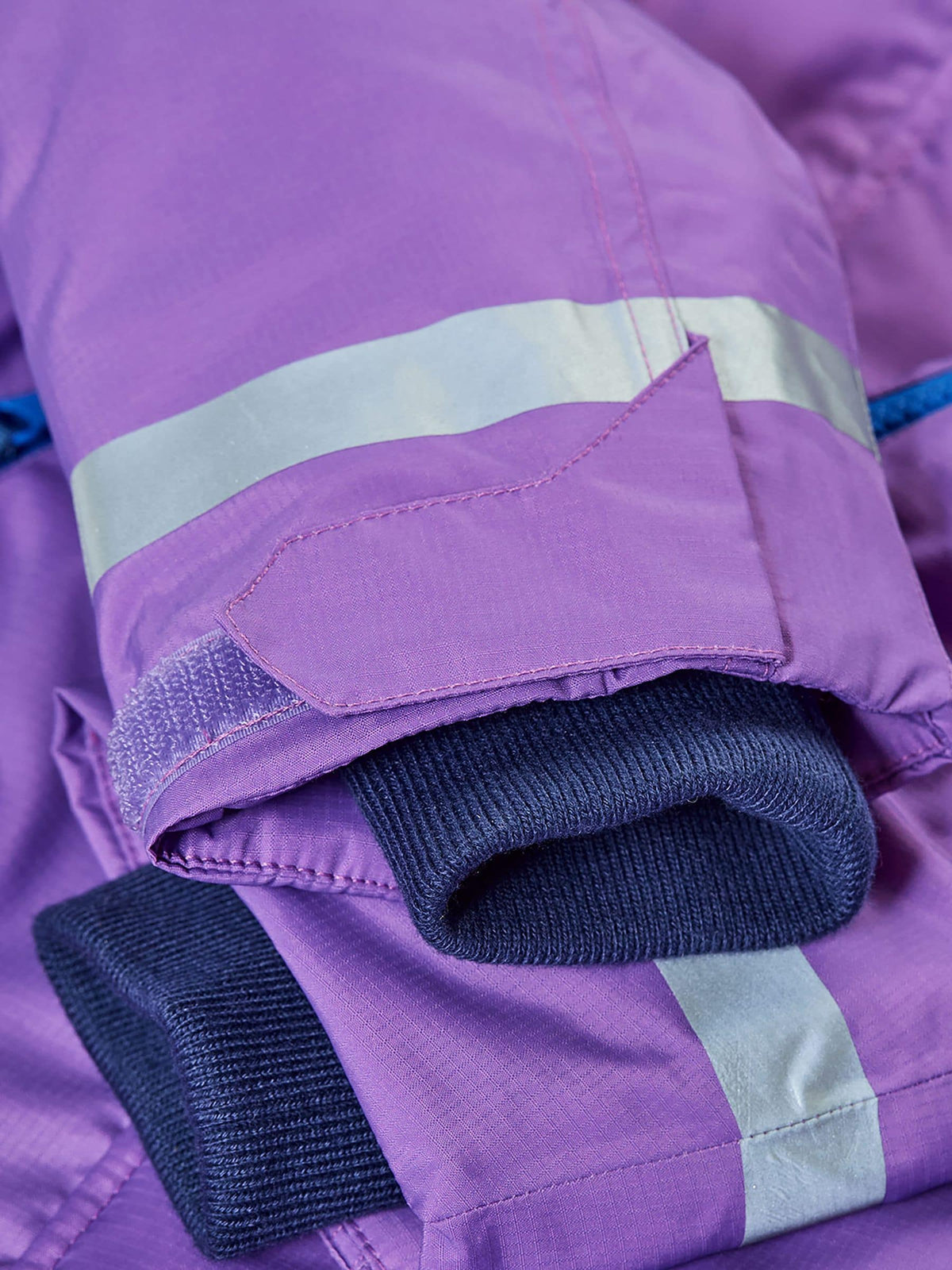 Dsiney Kidz - Frugi Purple Waterproof Snow and Ski Scene Coat image 5