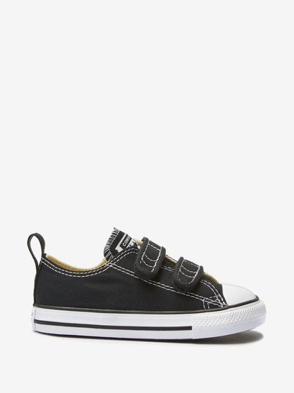 Converse Black Hook and Loop Chuck Taylor All Star Infant Trainers image 1