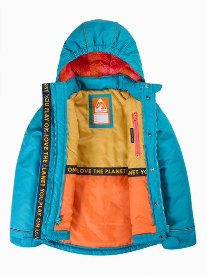 Dsiney Kidz - Frugi Blue Waterproof Rambler 3 in 1 Coat image 5
