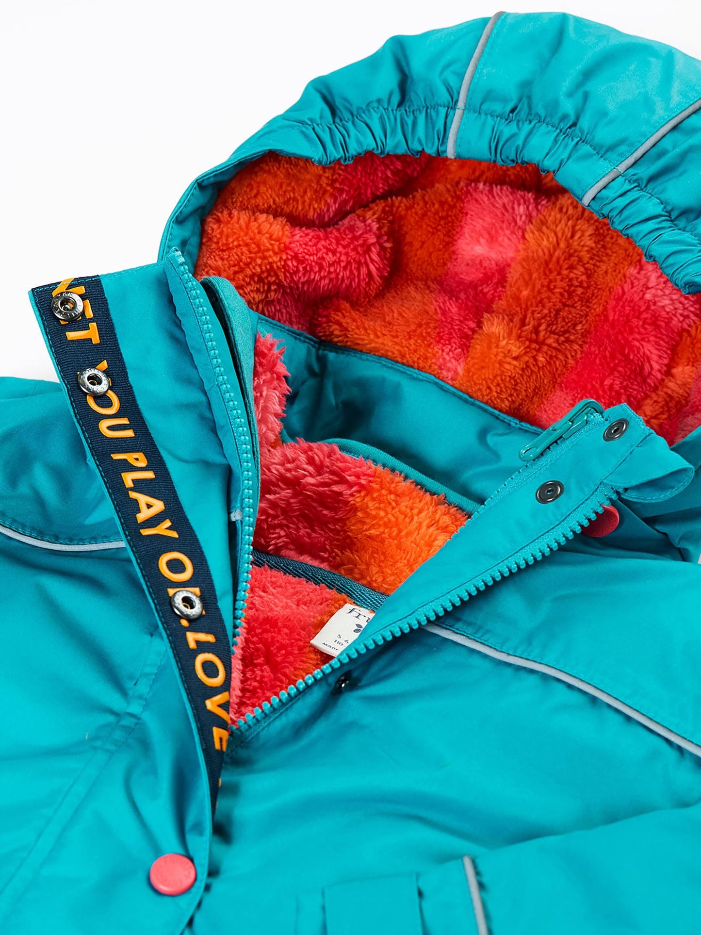 Dsiney Kidz - Frugi Blue Waterproof Rambler 3 in 1 Coat image 7