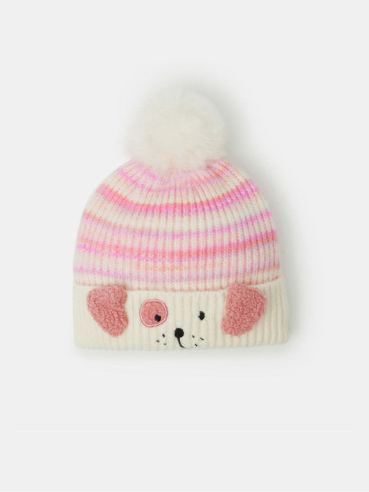 Angels By Accessorize Pink Dog Ombré Bobble Hat - image 1
