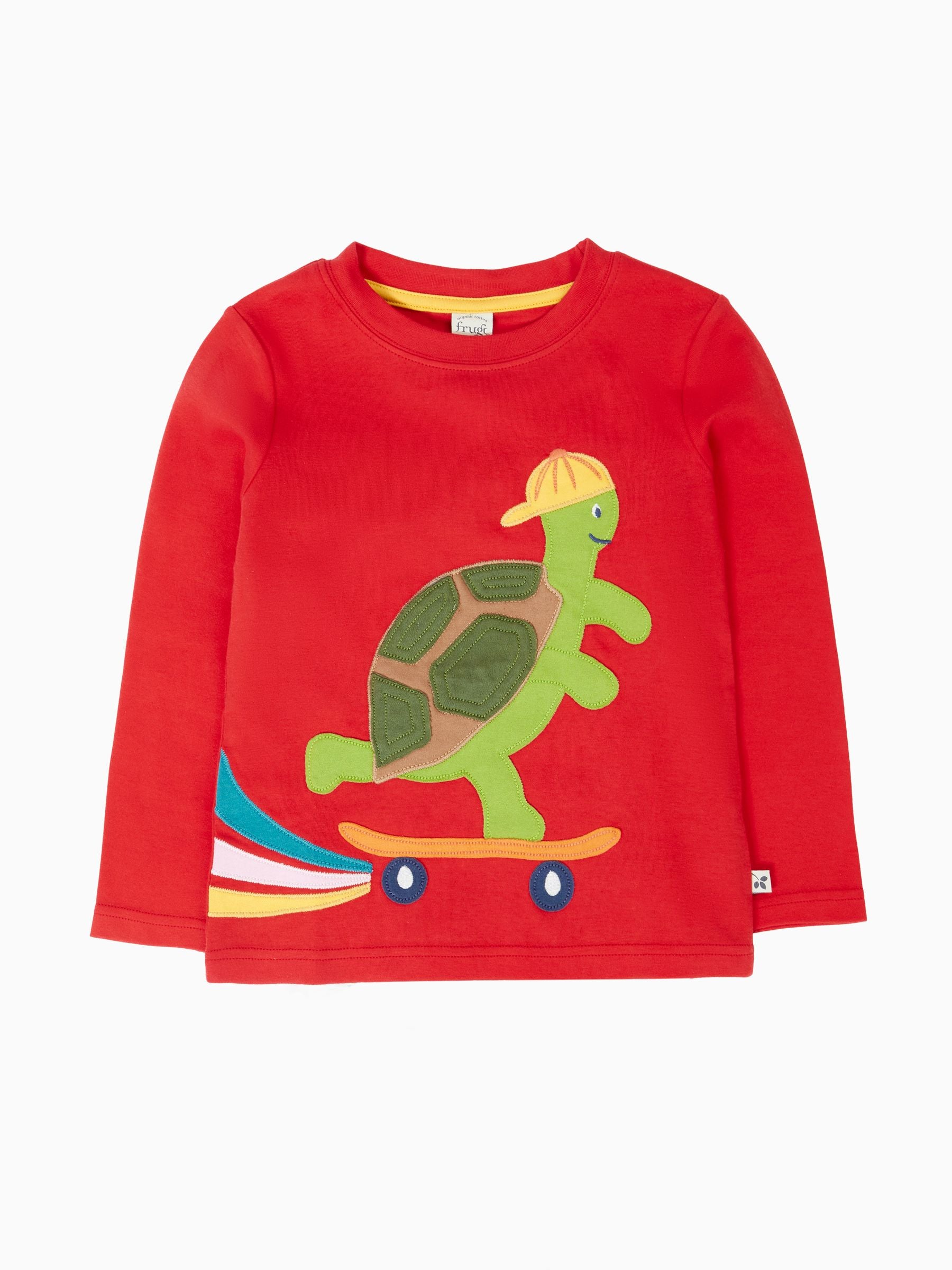 Dsiney Kidz - Frugi Red Ebb Applique Top image 2