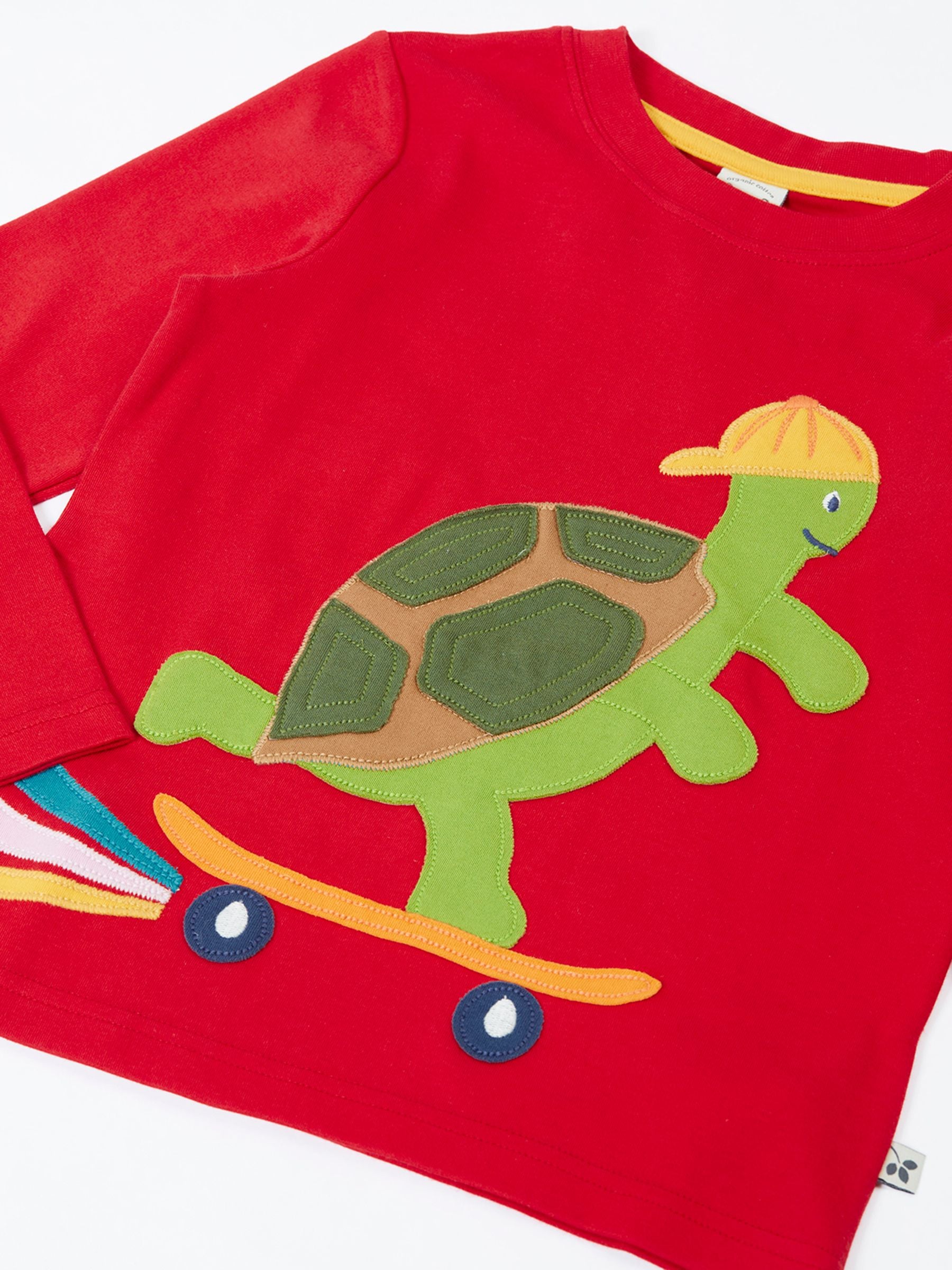 Dsiney Kidz - Frugi Red Ebb Applique Top image 3