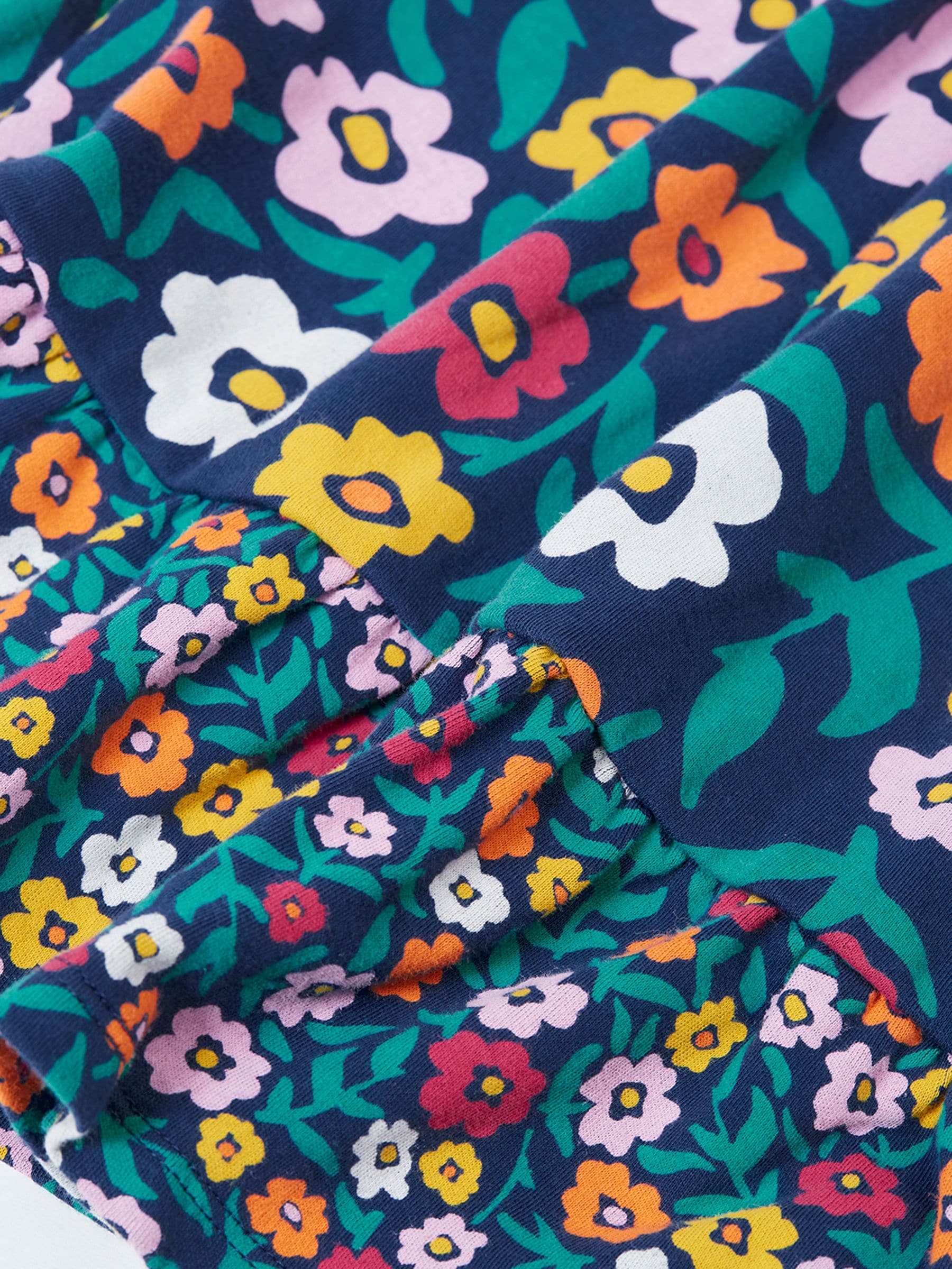 Dsiney Kidz - Frugi Blue Nivitha Skater Dress image 5