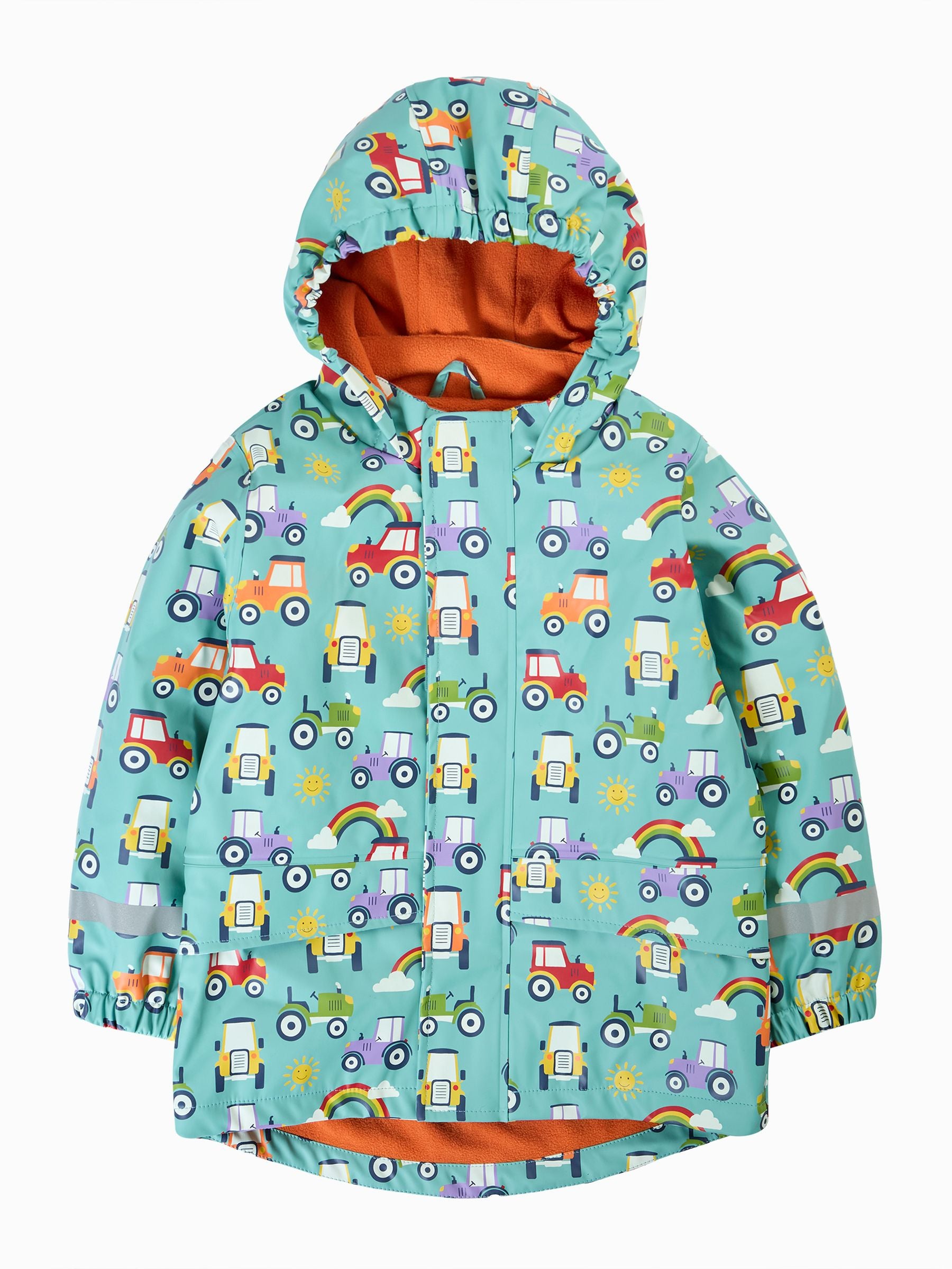 Dsiney Kidz - Frugi Blue Waterproof Printed Puddle Buster Coat image 1
