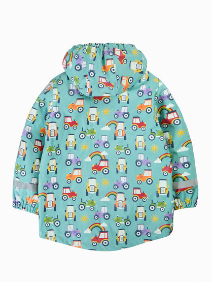 Dsiney Kidz - Frugi Blue Waterproof Printed Puddle Buster Coat image 3