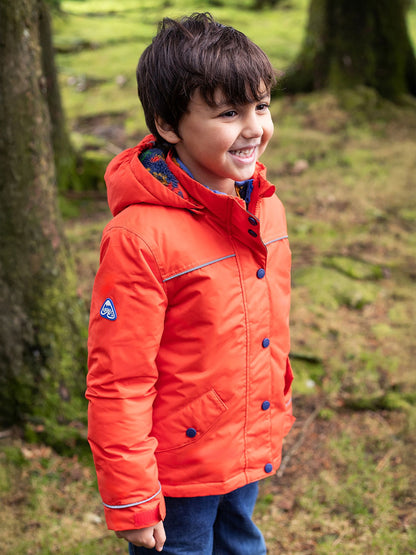 Dsiney Kidz - Frugi Orange Waterproof Rambler 3 in 1 Coat image 1