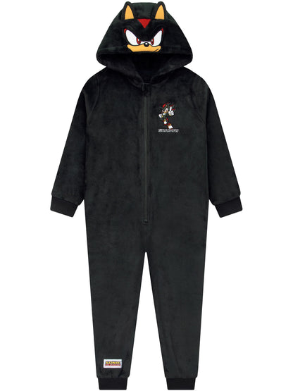 Dsiney Kidz - Character Black Sonic The Hedgehog Shadow Fleece Onesie image 3