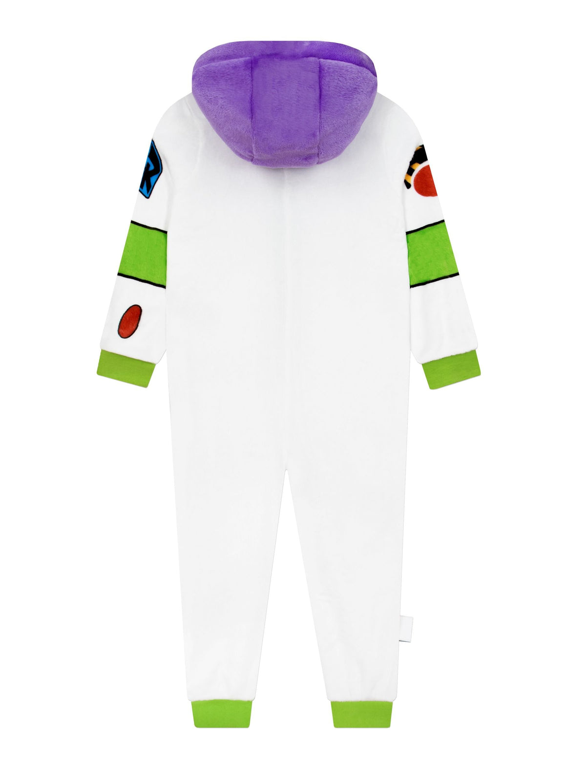 Character White Disney Toy Story Buzz Lightyear Outfit Fleece Onesie - image 6
