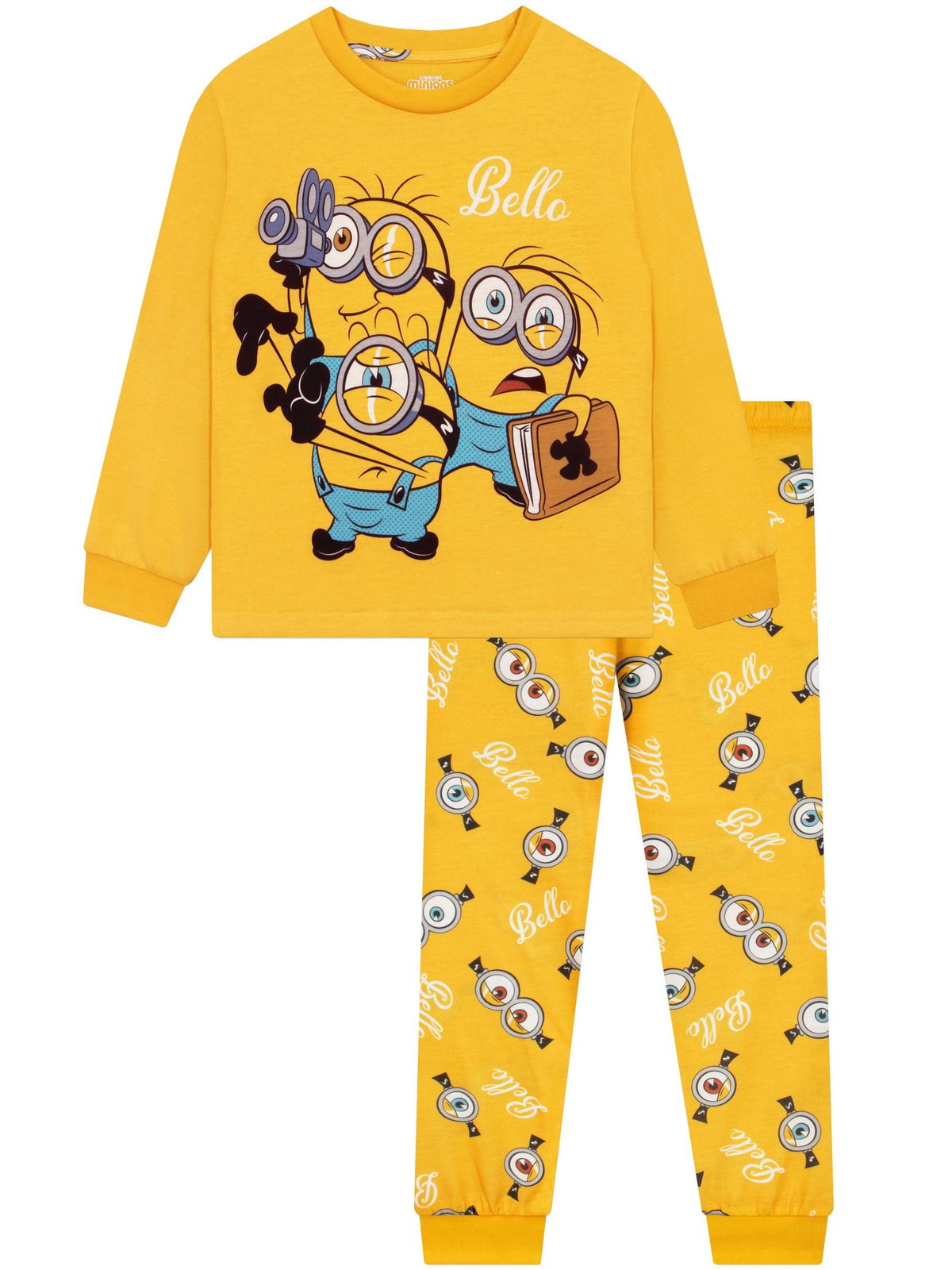 Character Yellow Despicable Me Minions Long Sleeve Pyjamas - image 1