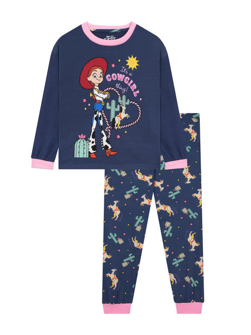 Character Blue Disney Toy Story Jessie It's A Cowgirl Thing Pyjamas - image 1