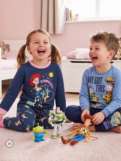 Character Blue Disney Toy Story Jessie It's A Cowgirl Thing Pyjamas - image 2