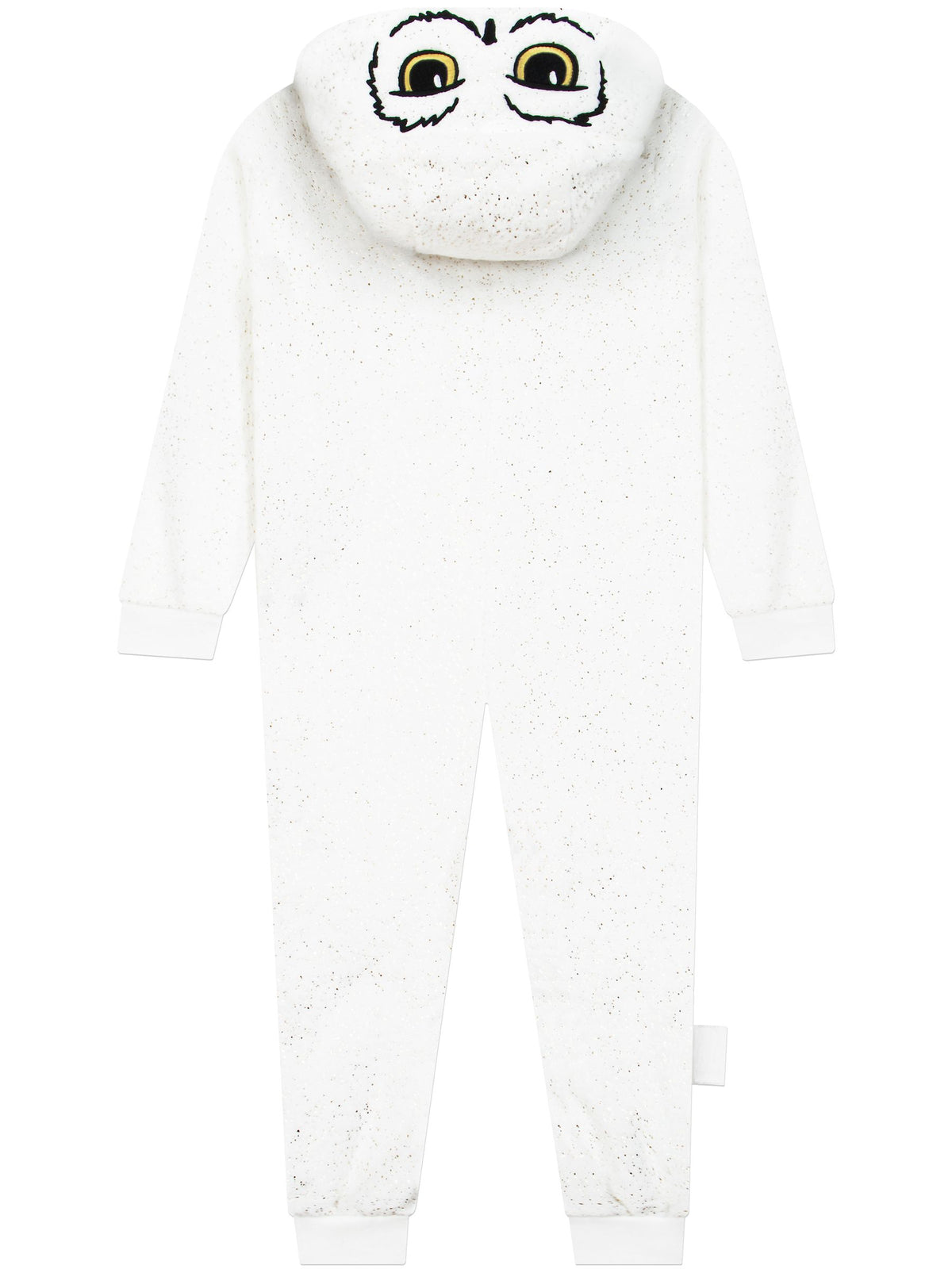 Character White Harry Potter Novelty Hedwig Fleece Onesie With Metallic Sparkle - image 8