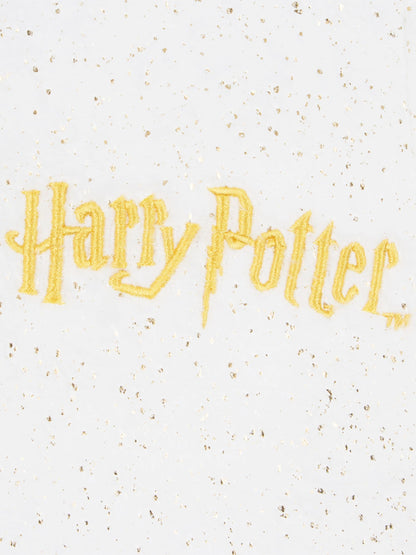Character White Harry Potter Novelty Hedwig Fleece Onesie With Metallic Sparkle - image 9