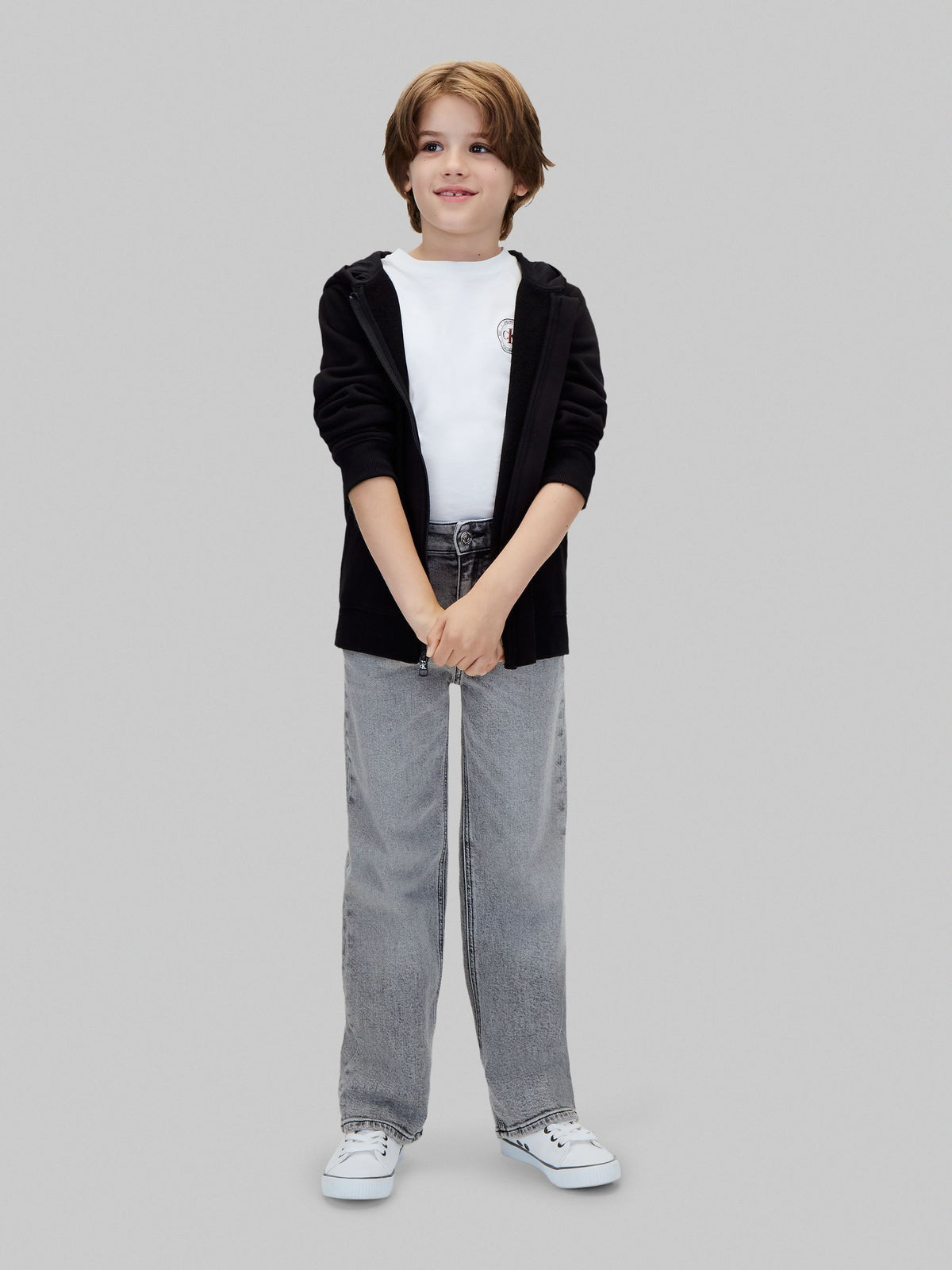 Dsiney Kidz - Calvin Klein Stone Grey Skater Jeans image 1