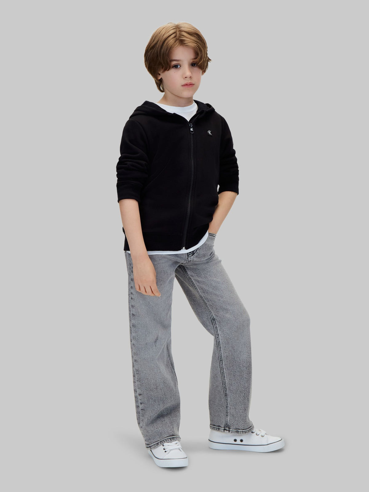 Dsiney Kidz - Calvin Klein Stone Grey Skater Jeans image 2