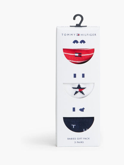 Tommy Hilfiger Blue Logo Socks 3-Pack Gift Set - image 2