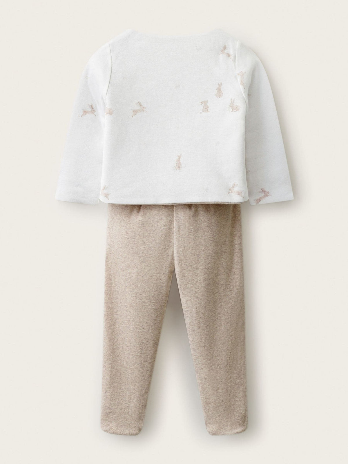 Dsiney Kidz - The White Company Grey Playful Bunnies Jacket & Leggings Set image 2