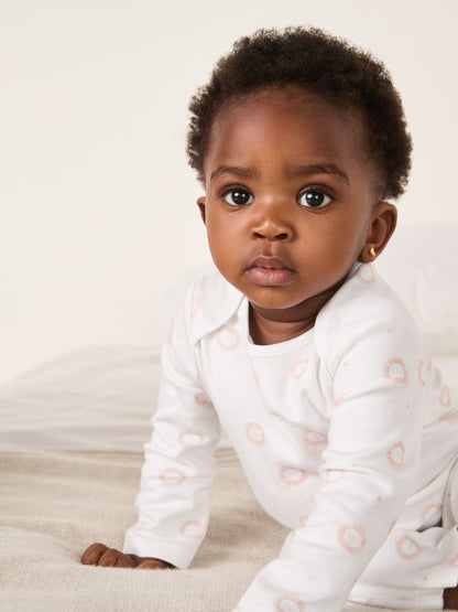 Dsiney Kidz - The White Company Pink Lion Sleepsuit image 3