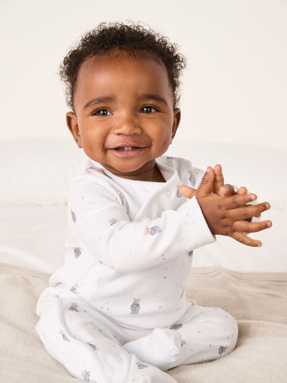 Dsiney Kidz - The White Company White Bedtime Friends Wrap Sleepsuit image 2