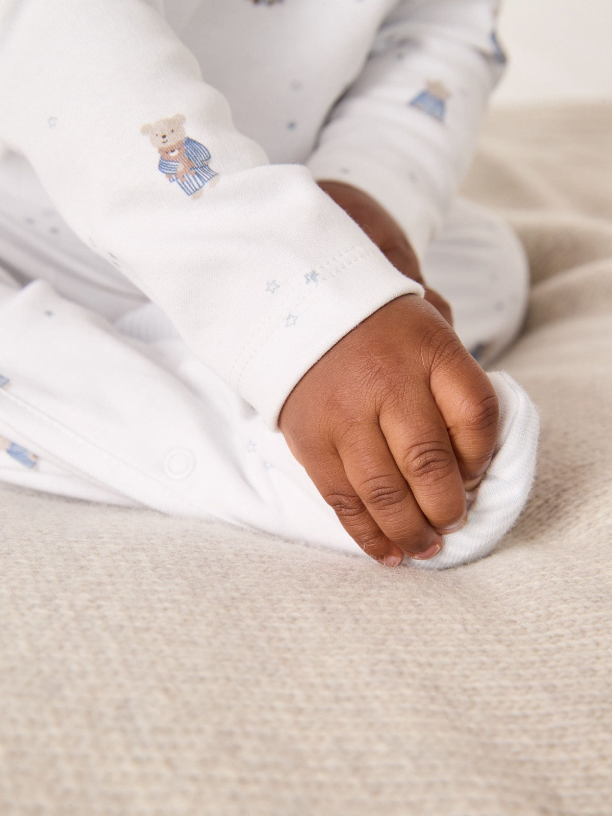 Dsiney Kidz - The White Company White Bedtime Friends Wrap Sleepsuit image 3