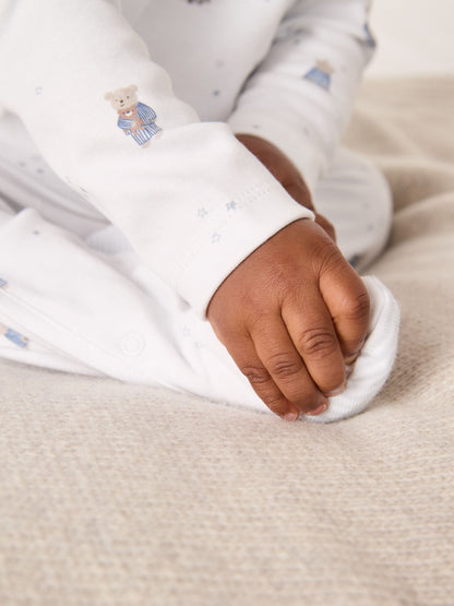 Dsiney Kidz - The White Company White Bedtime Friends Wrap Sleepsuit image 3