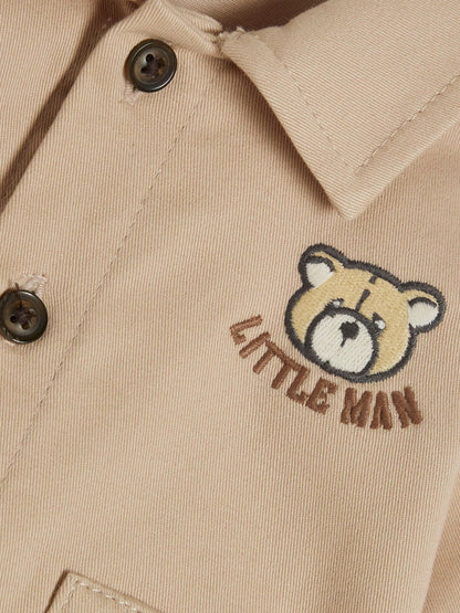 River Island Cream Bear Shacket 3 Piece Set - image 4