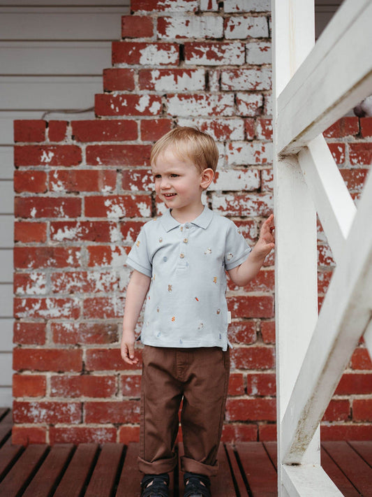 Purebaby Brown Classic Oak Trousers - image 1